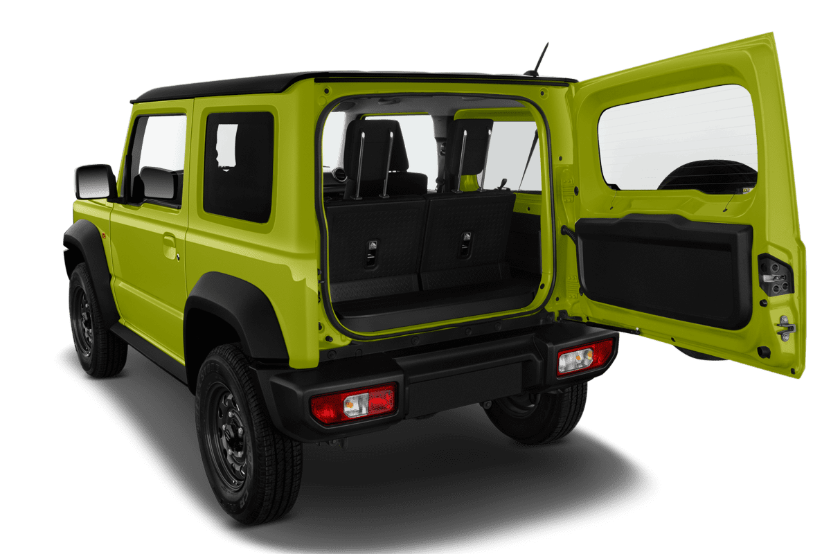 Kofferraum eines Suzuki Jimny
