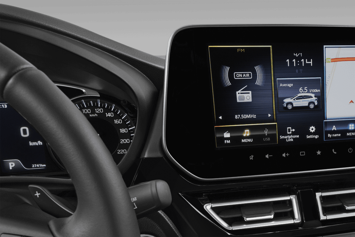 Mittelkonsole eines Suzuki S-Cross