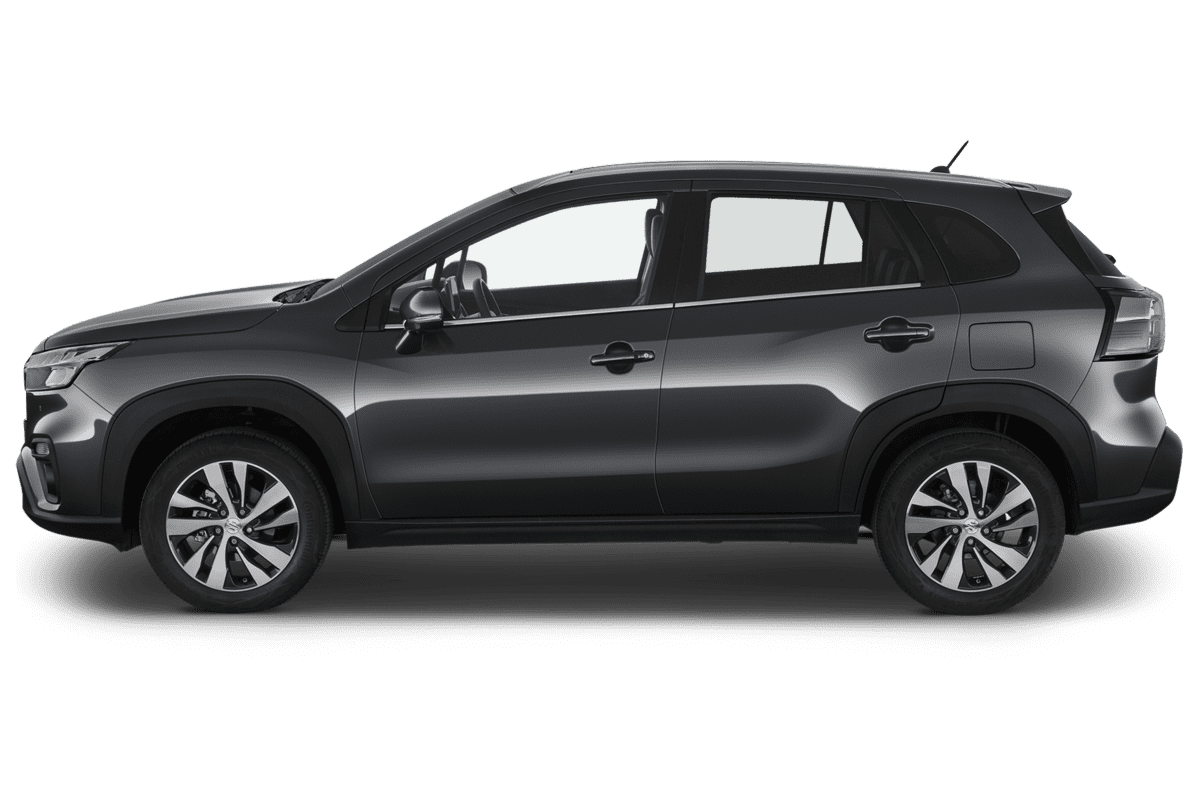 Seitenansicht eines Suzuki S-Cross