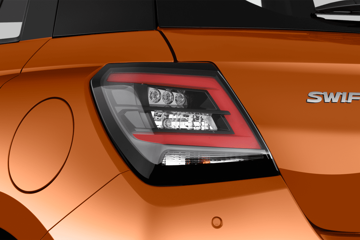 Heckleuchten eines Suzuki Swift Hybrid 