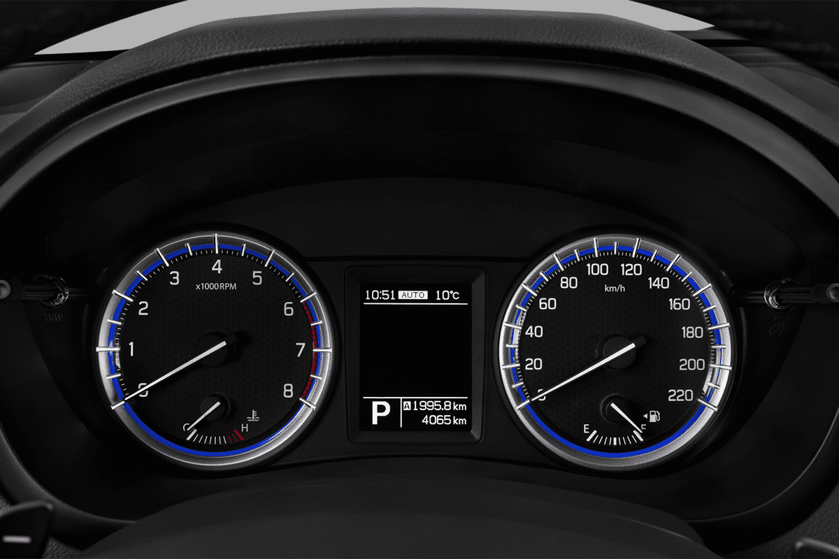 Kombiinstrument eines Suzuki SX4 S-CROSS