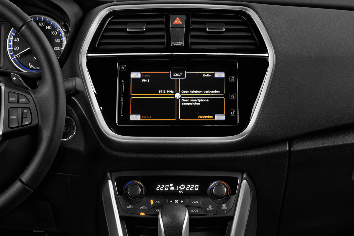 Mittelkonsole eines Suzuki SX4 S-CROSS