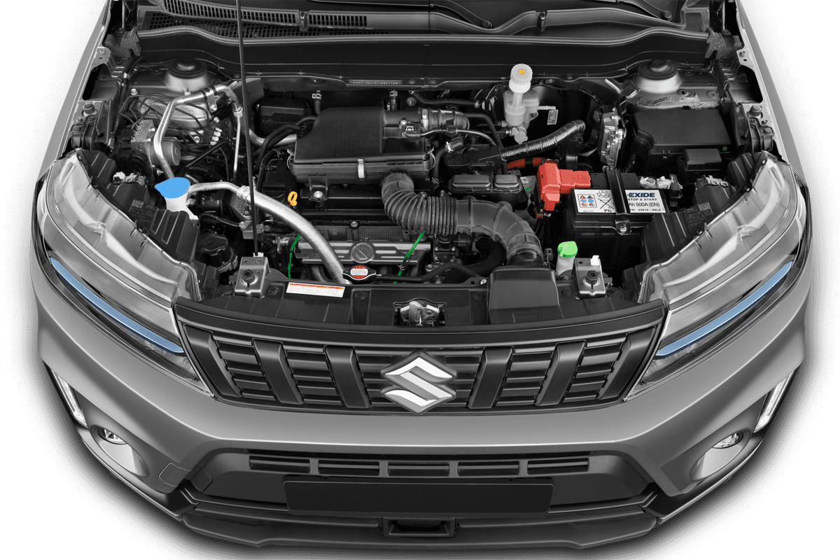 Motorraum eines Suzuki eVitara (neues Modell)
