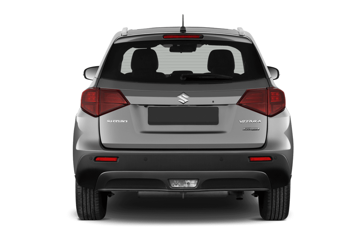 Heckansicht eines Suzuki eVitara (neues Modell)