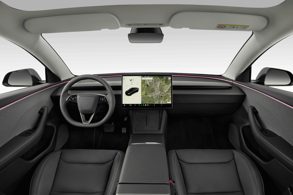 Armaturenbrett eines Tesla Model 3 (KI-generiert)