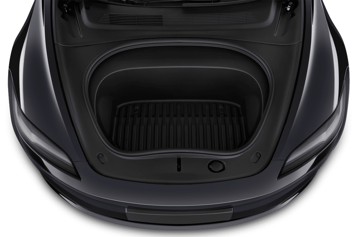 Motorraum eines Tesla Model 3 (KI-generiert)