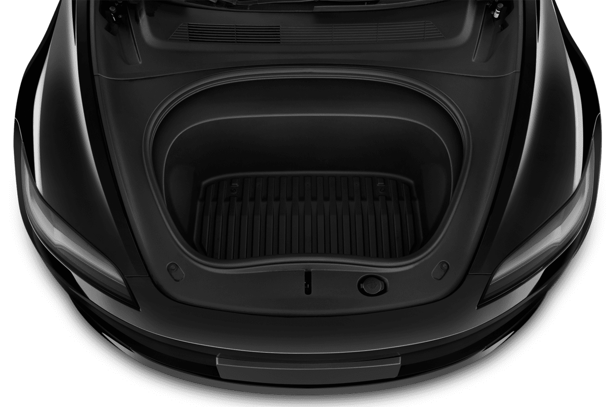 Motorraum eines Tesla Model 3