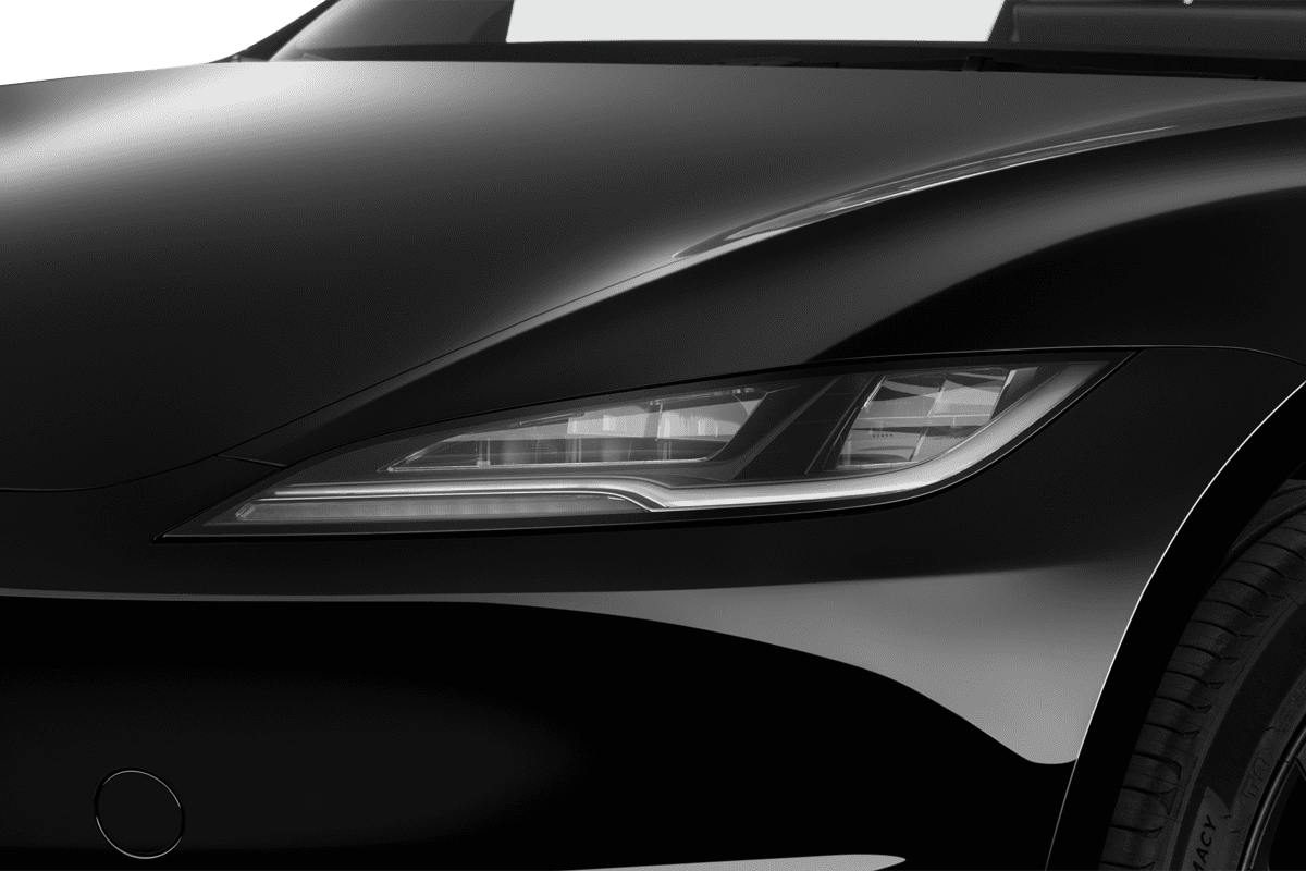 Frontscheinwerfer eines Tesla Model 3