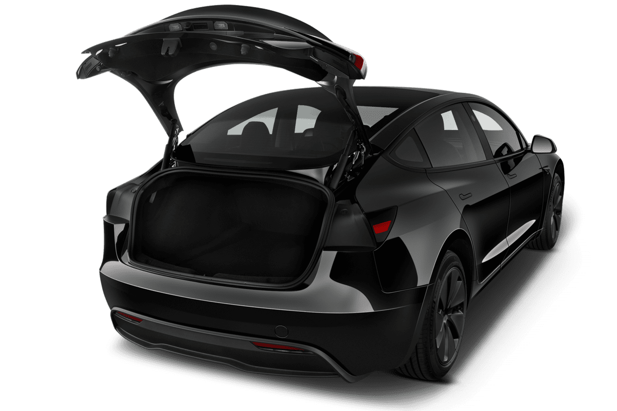 Kofferraum eines Tesla Model 3