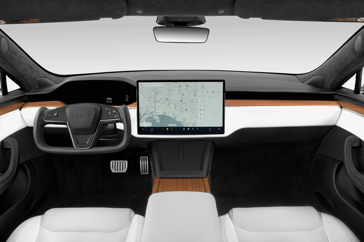 Armaturenbrett eines Tesla Model S