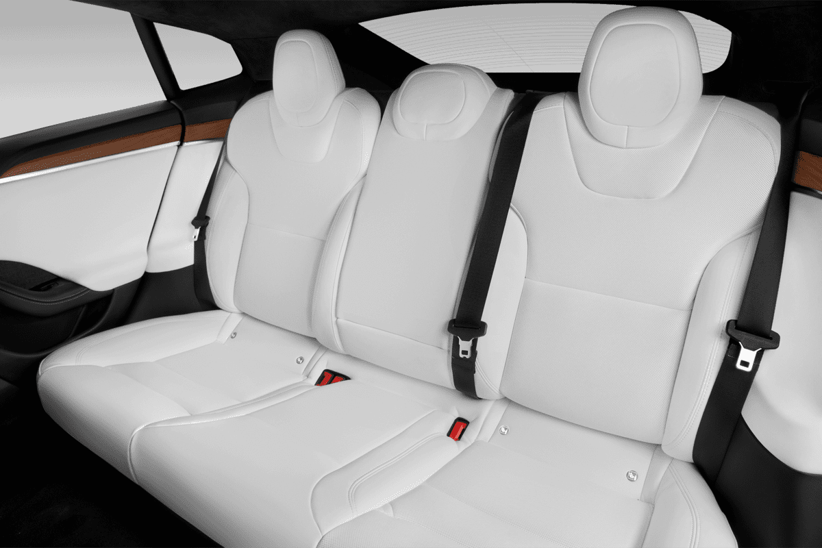 Rücksitzbank eines Tesla Model S