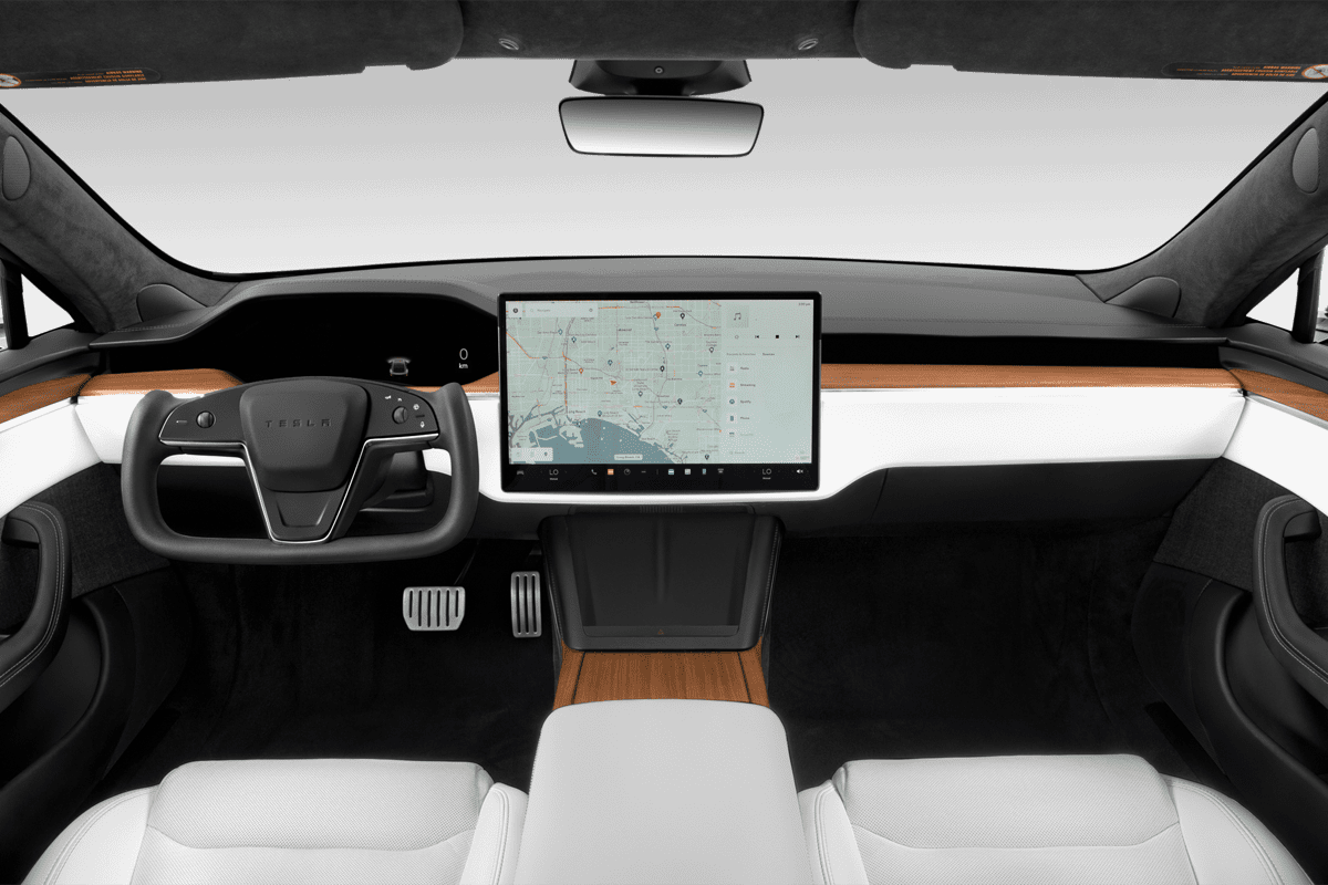 Armaturenbrett eines Tesla Model S