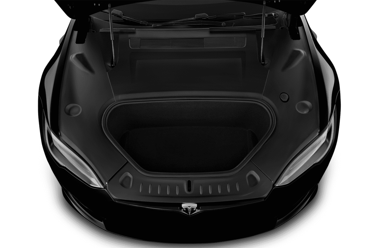 Motorraum eines Tesla Model S