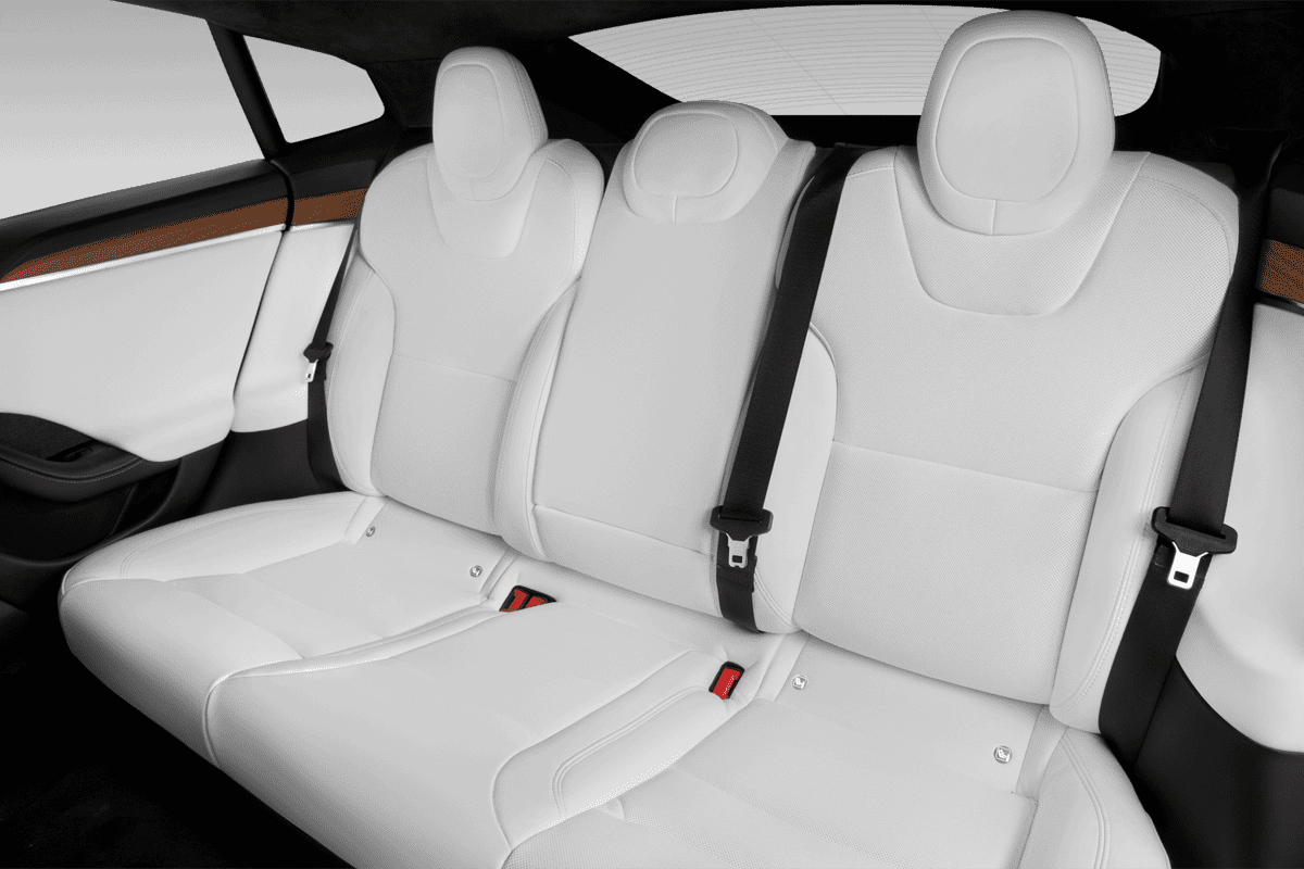 Rücksitzbank eines Tesla Model S