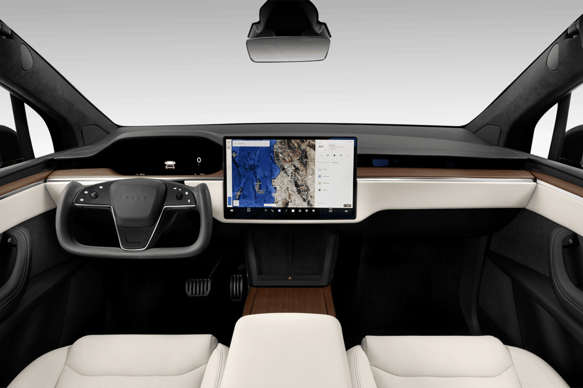 Armaturenbrett eines Tesla Model X