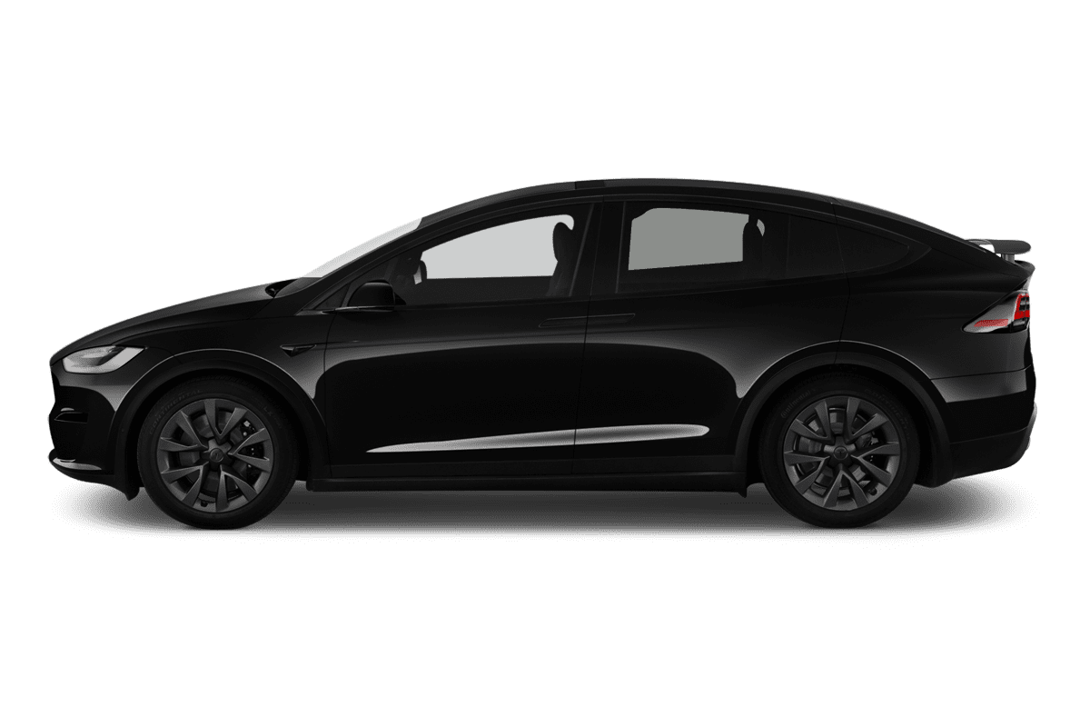 Seitenansicht eines Tesla Model X