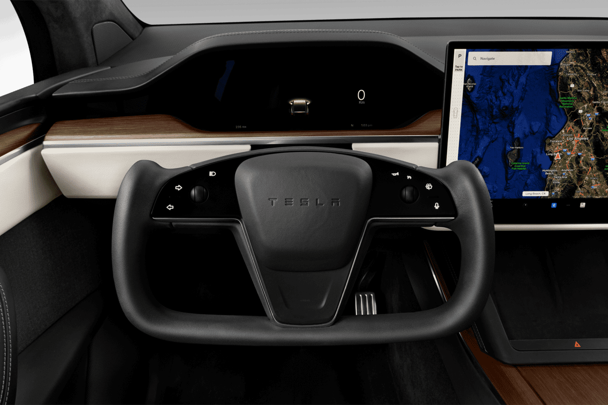 Lenkrad eines Tesla Model X