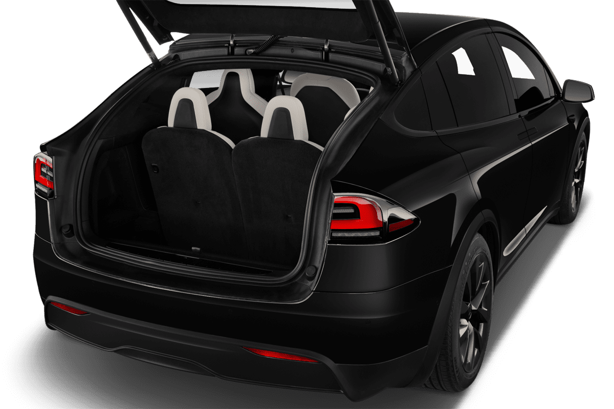 Kofferraum eines Tesla Model X