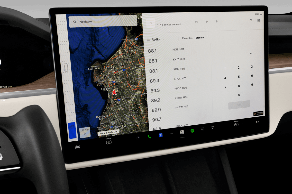 Audiosystem eines Tesla Model X