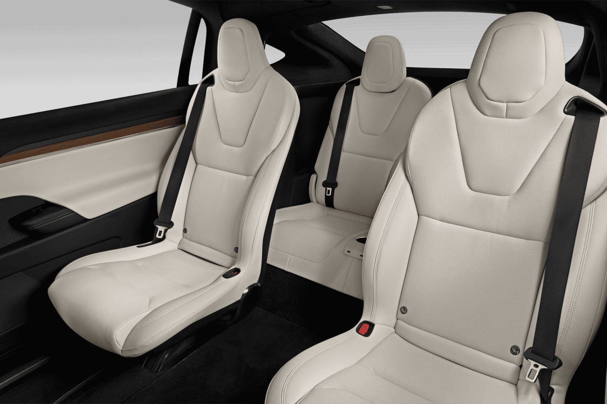 Rücksitzbank eines Tesla Model X