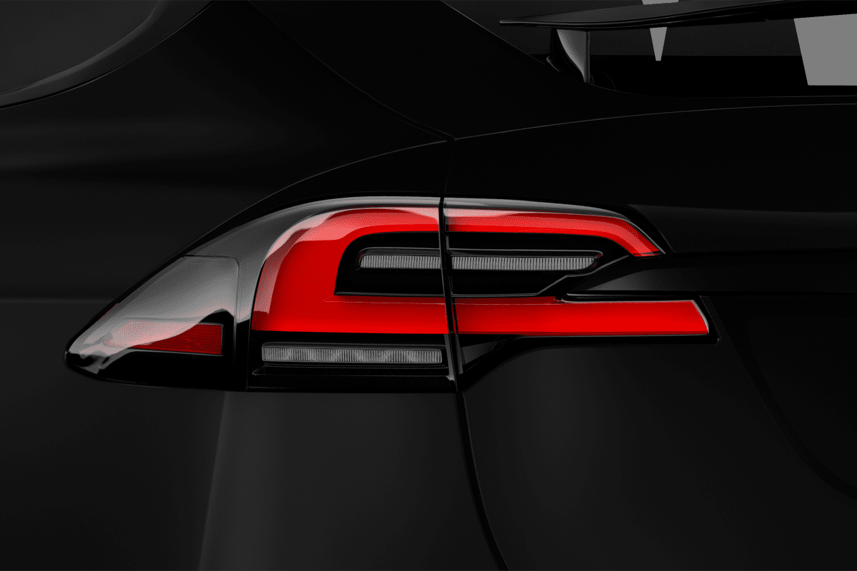 Heckleuchten eines Tesla Model X