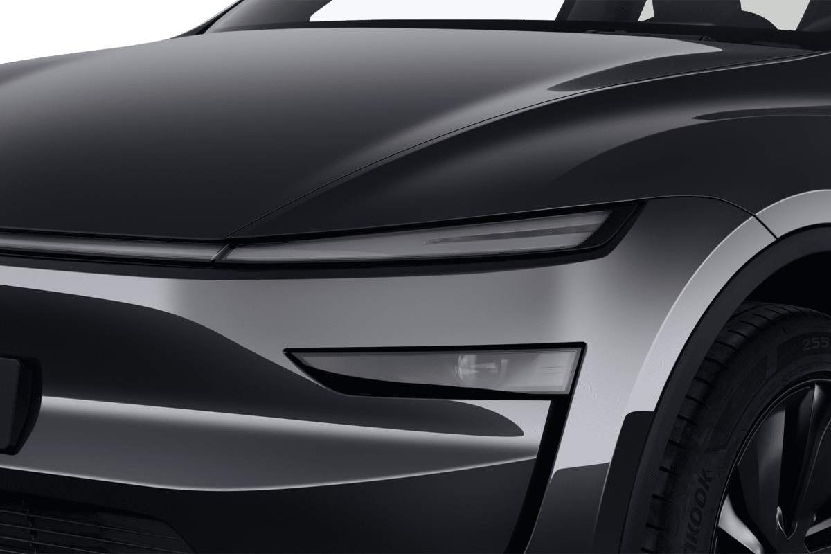 Frontscheinwerfer eines Tesla Model Y
