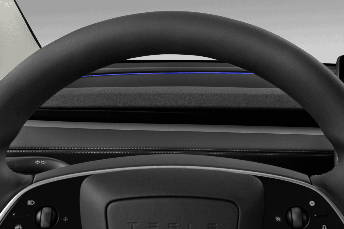 Kombiinstrument eines Tesla Model Y