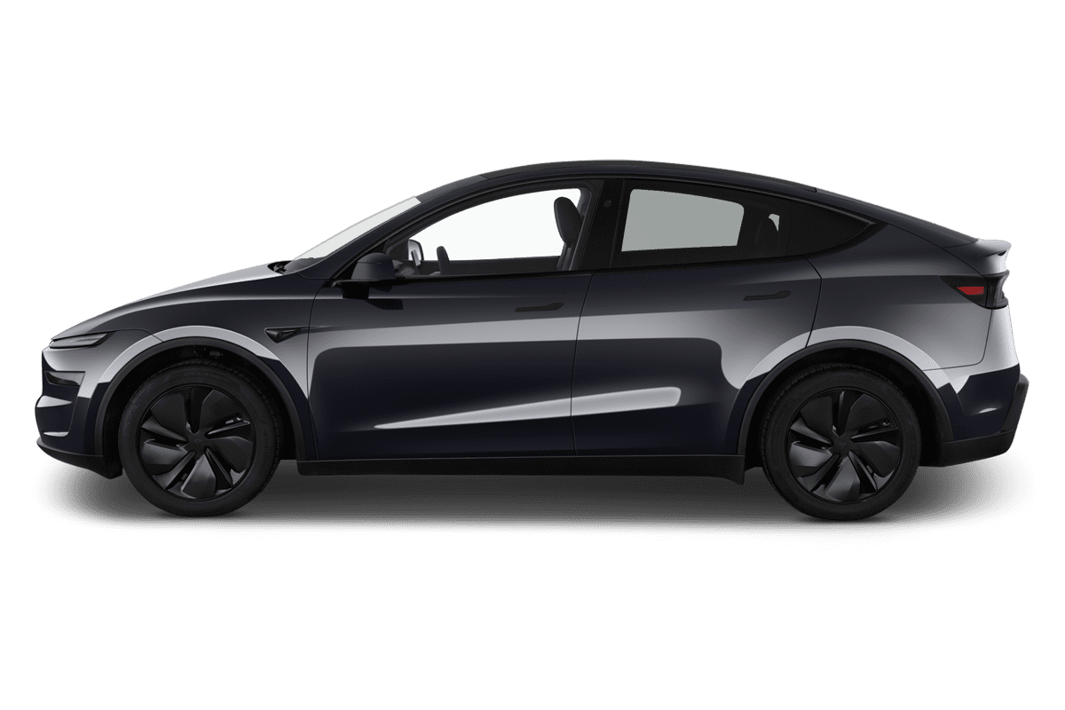 Seitenansicht eines Tesla Model Y