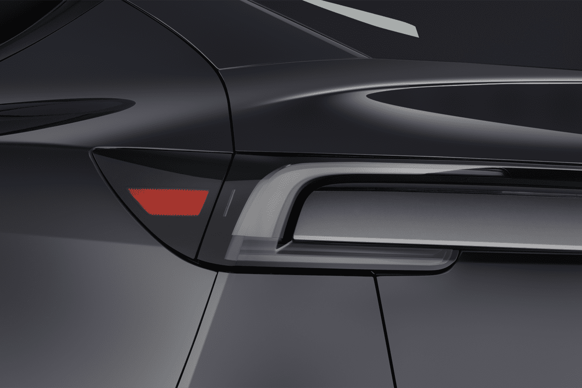 Heckleuchten eines Tesla Model Y