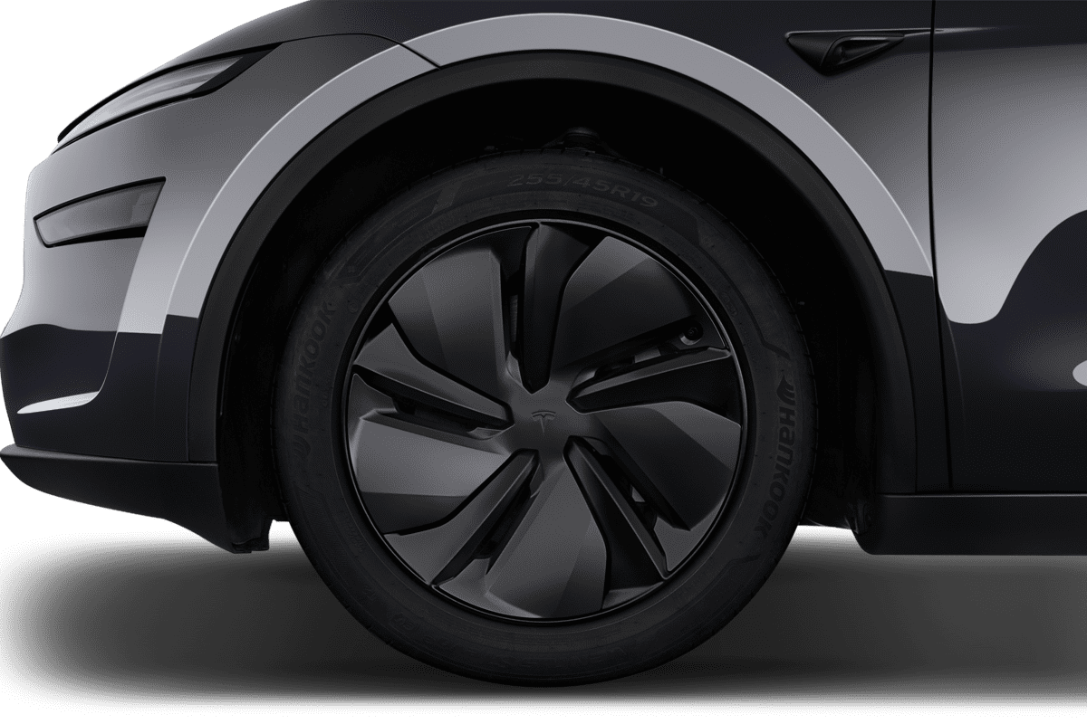 Radkappe oder Felge eines Tesla Model Y