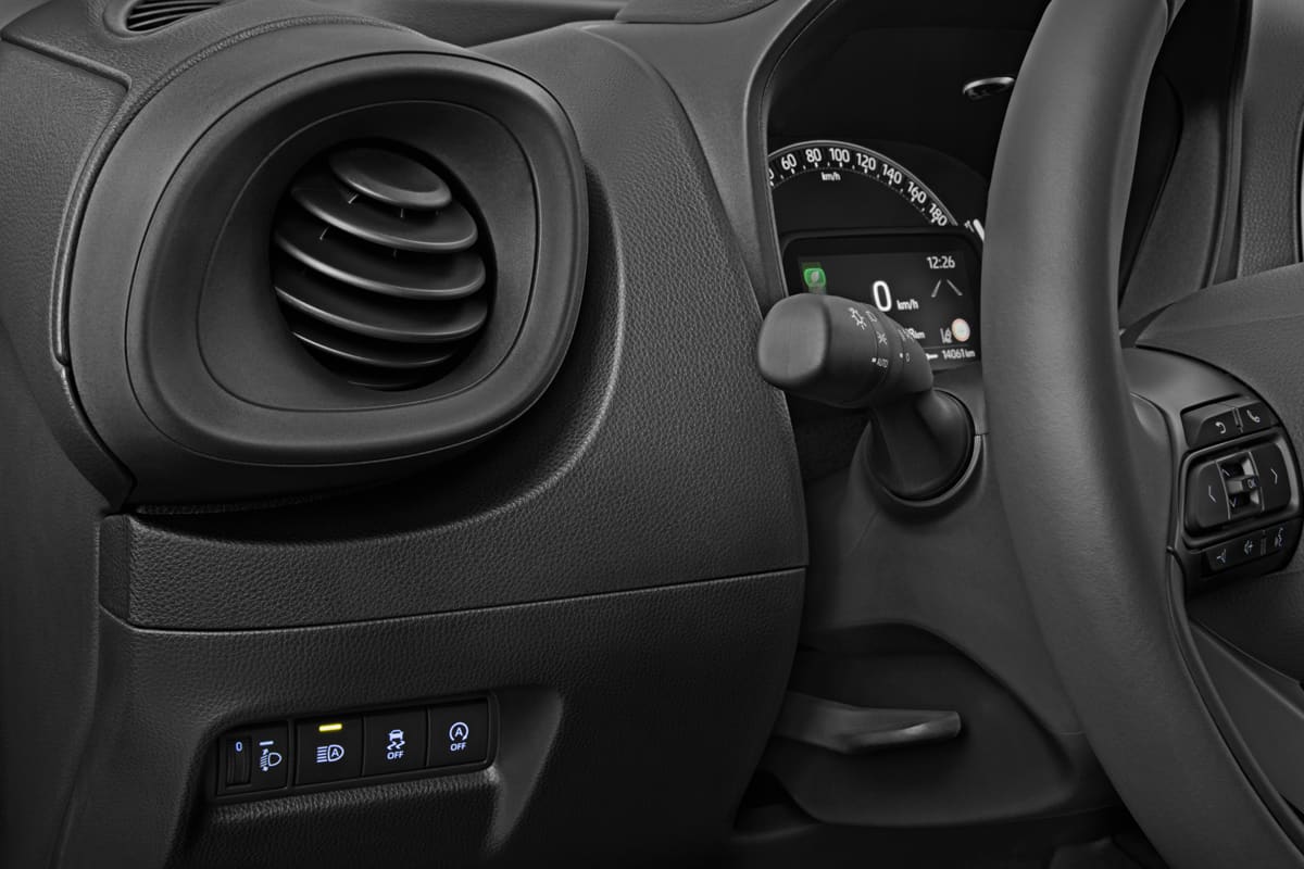 Lüftung eines Toyota Aygo X