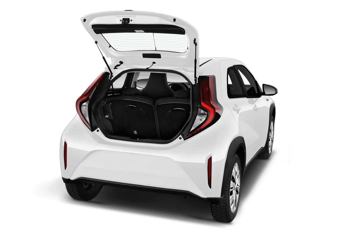 Kofferraum eines Toyota Aygo X