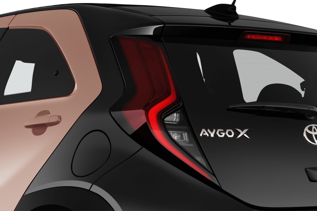 Heckleuchten eines Toyota Aygo X Hybrid 