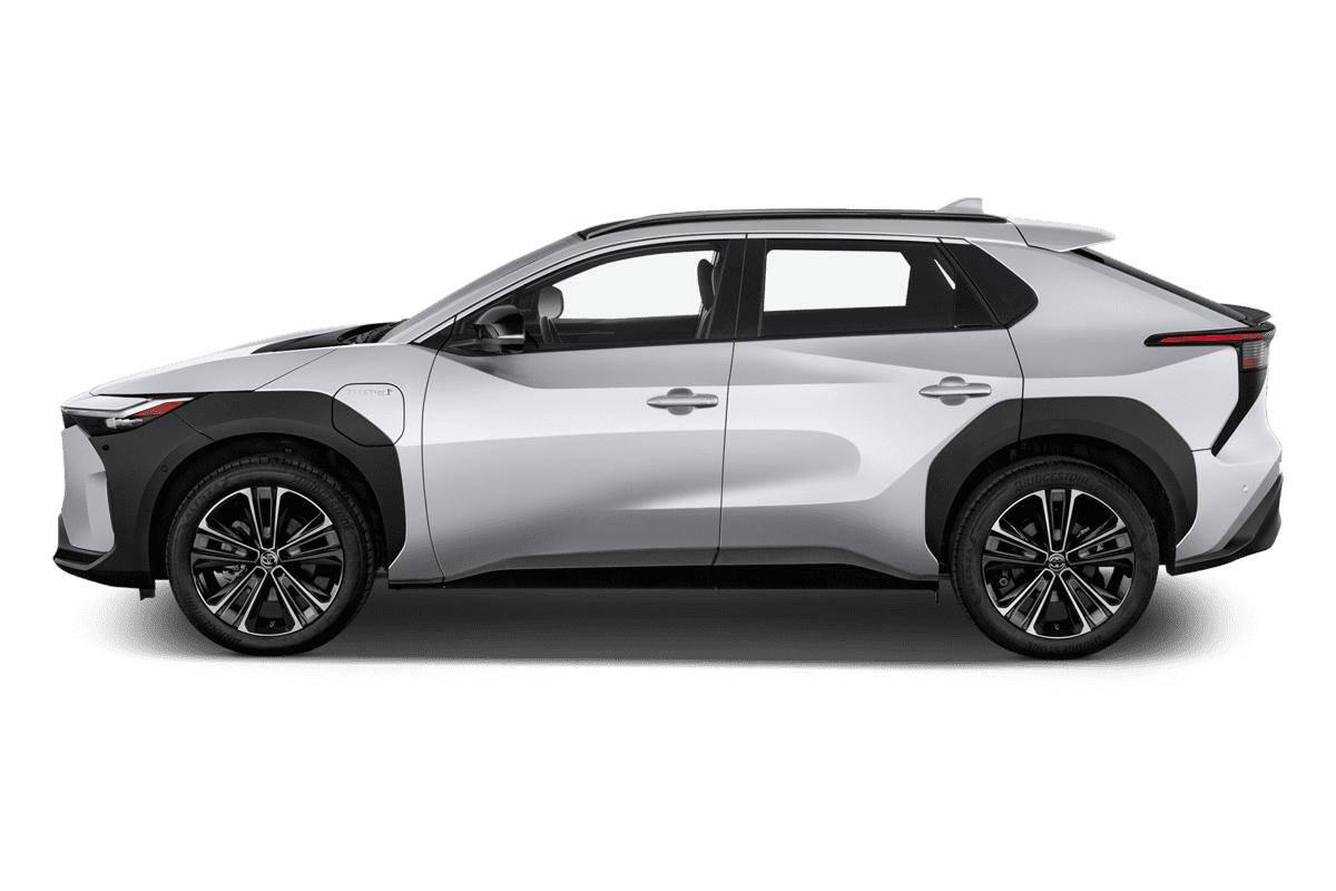 Seitenansicht eines Toyota bZ4X