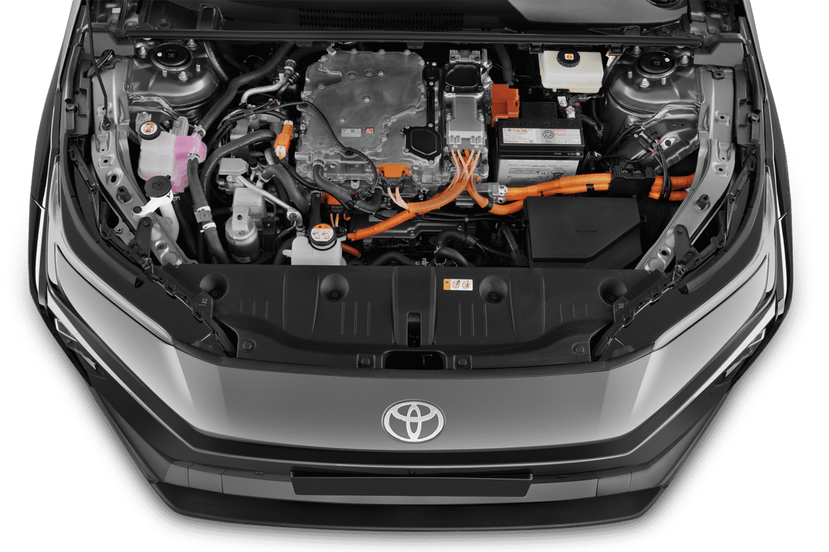 Motorraum eines Toyota bZ4X