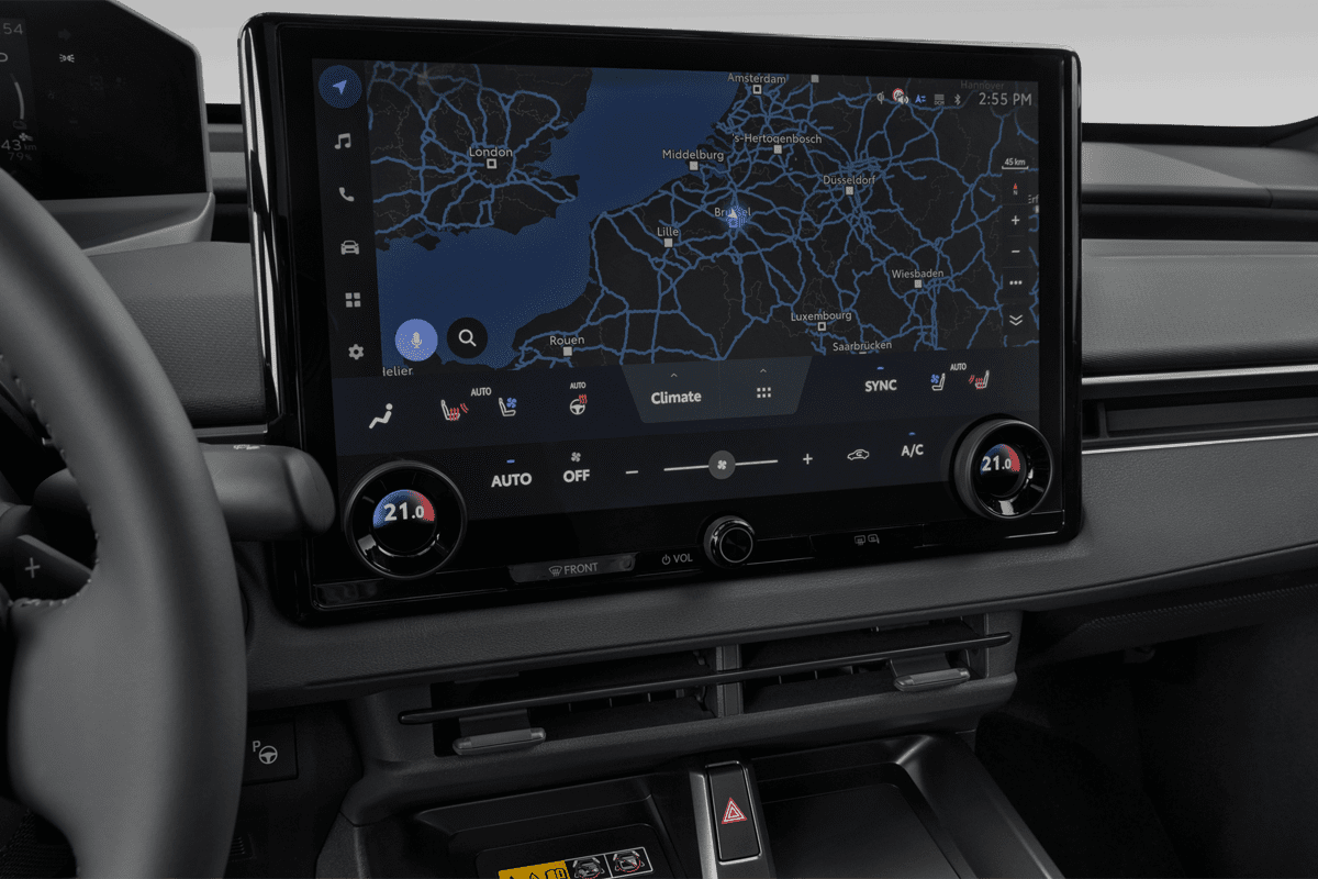 Mittelkonsole eines Toyota bZ4X