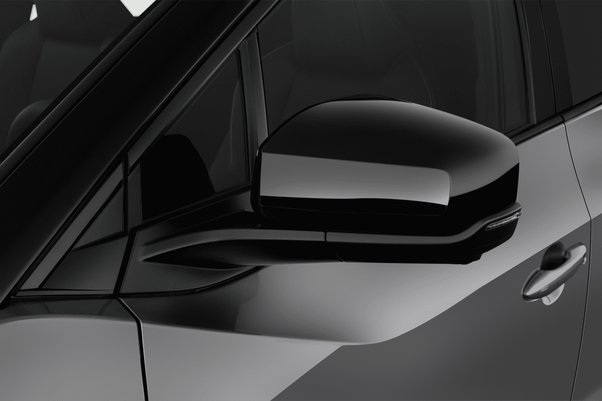 Rückspiegel eines Toyota bZ4X