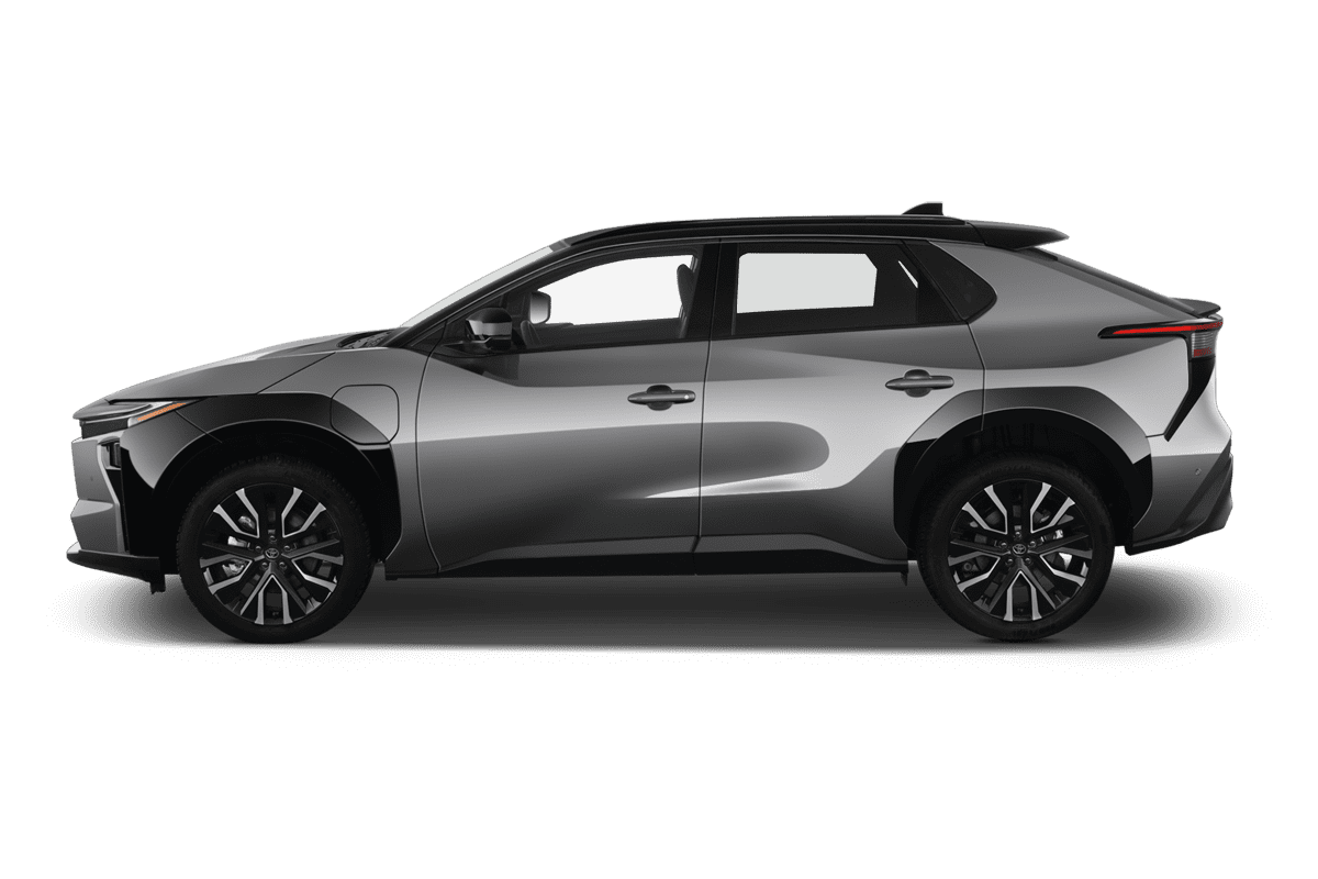 Seitenansicht eines Toyota bZ4X