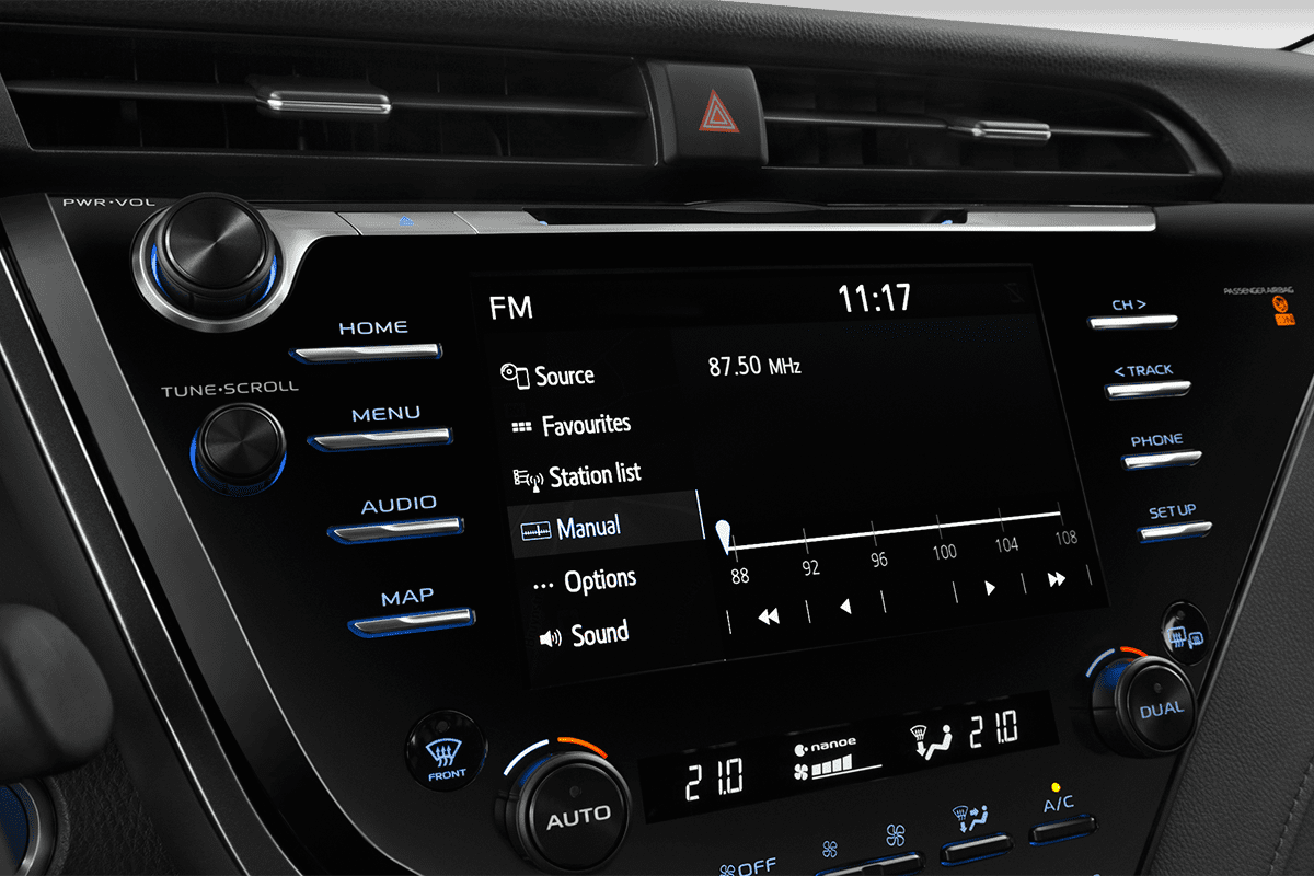 Audiosystem eines Toyota Camry