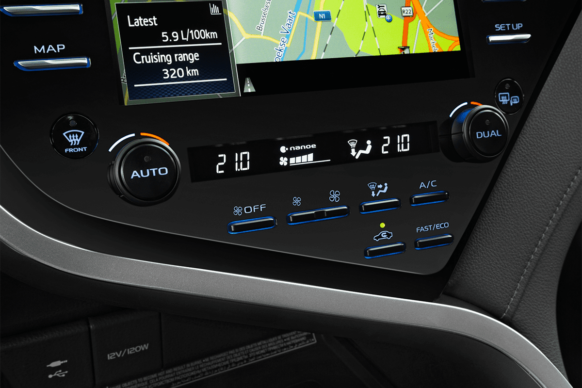 Klimasteuerung eines Toyota Camry