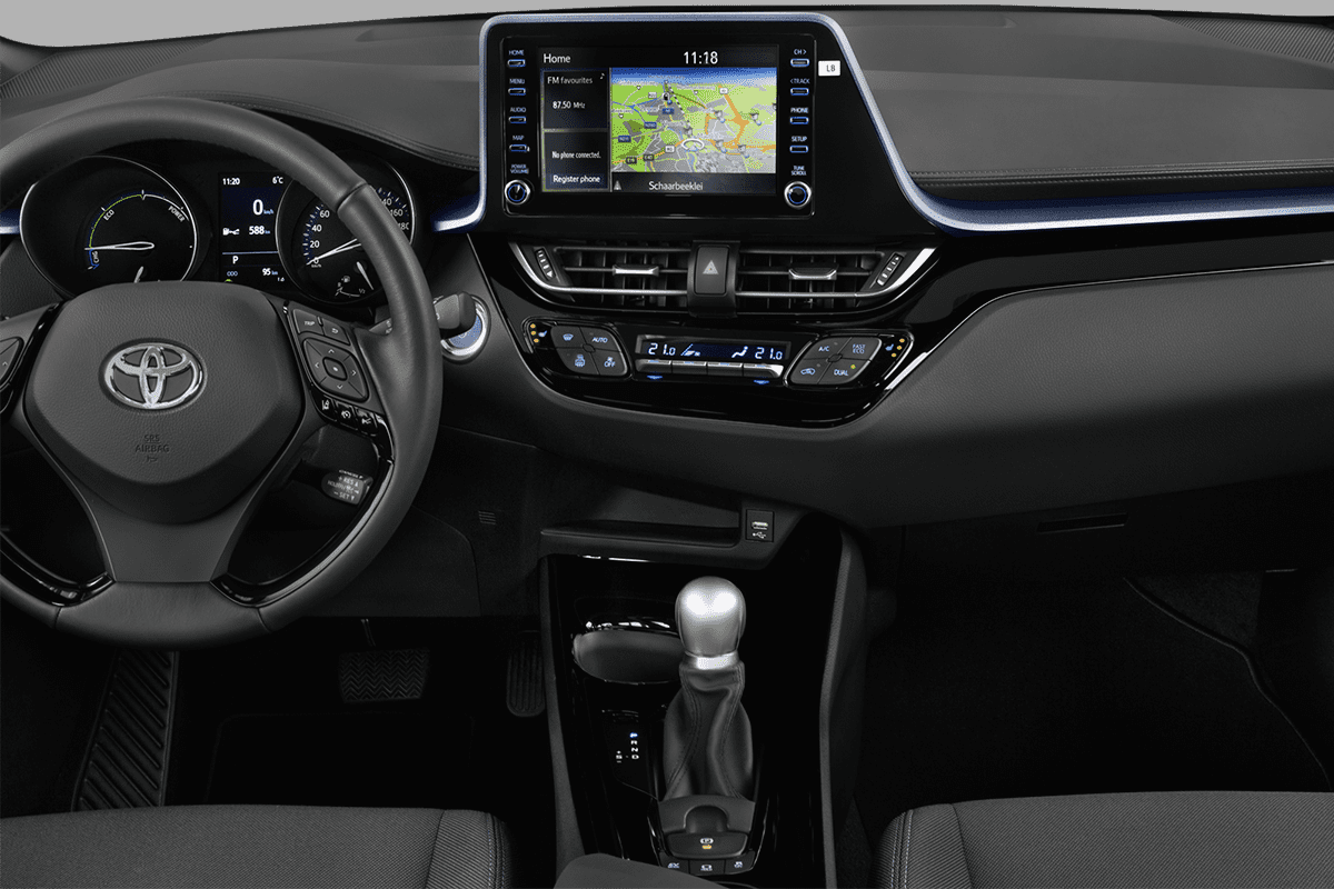 Mittelkonsole eines Toyota C-HR