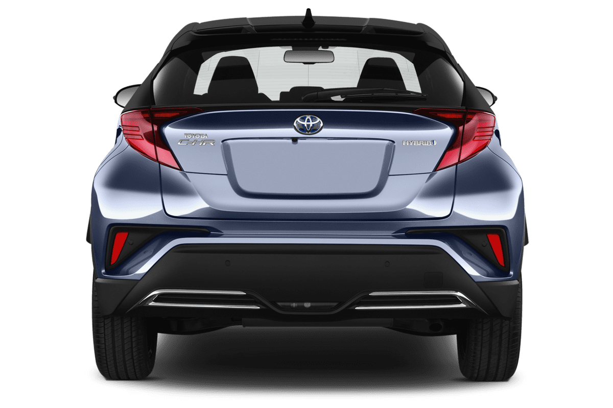 Heckansicht eines Toyota C-HR