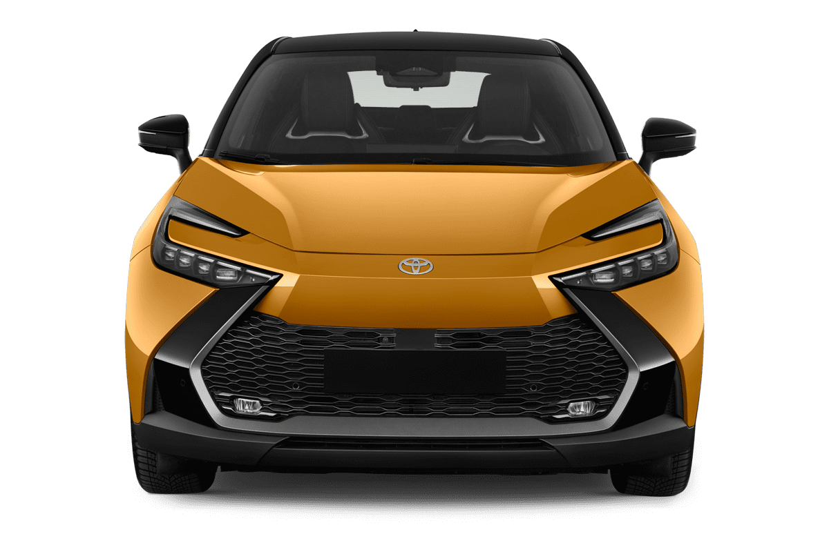 Frontansicht eines Toyota C-HR Plug-in-Hybrid, freigestellt