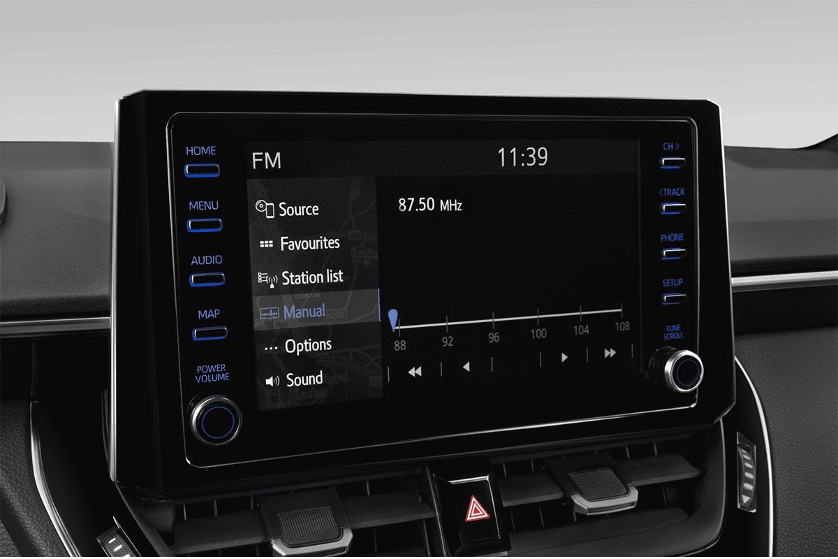 Audiosystem eines Toyota Corolla