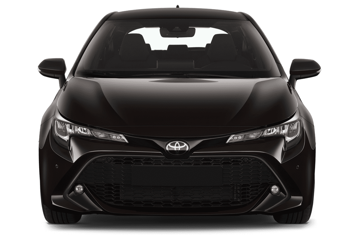 Frontansicht eines Toyota Corolla, freigestellt