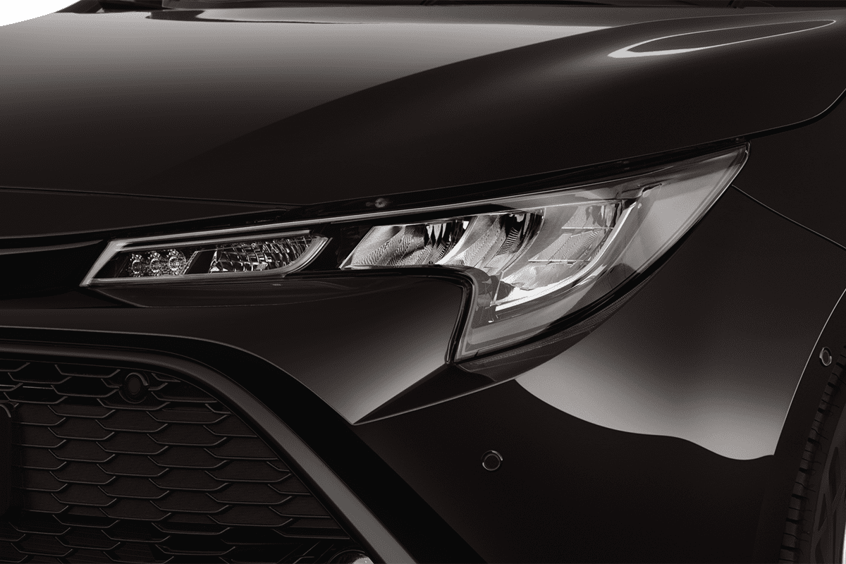 Frontscheinwerfer eines Toyota Corolla