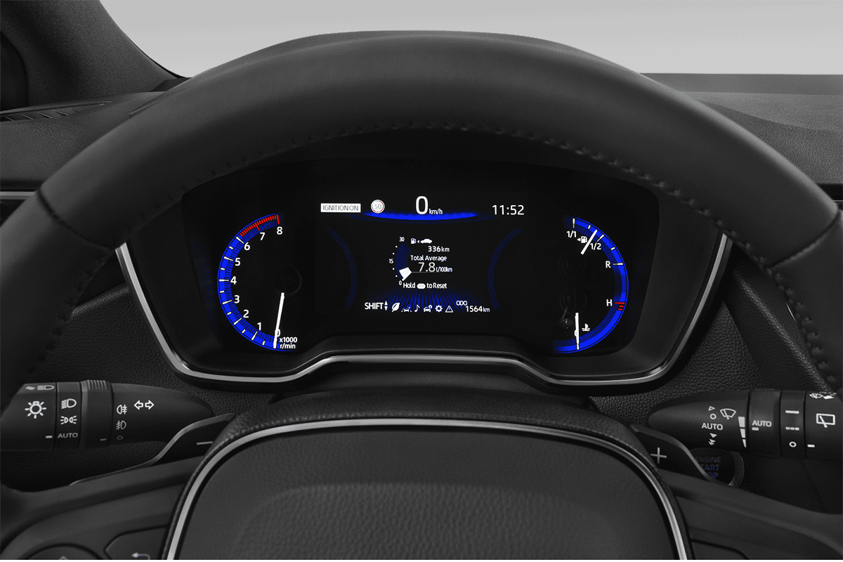 Kombiinstrument eines Toyota Corolla