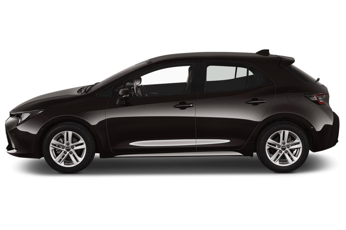 Seitenansicht eines Toyota Corolla