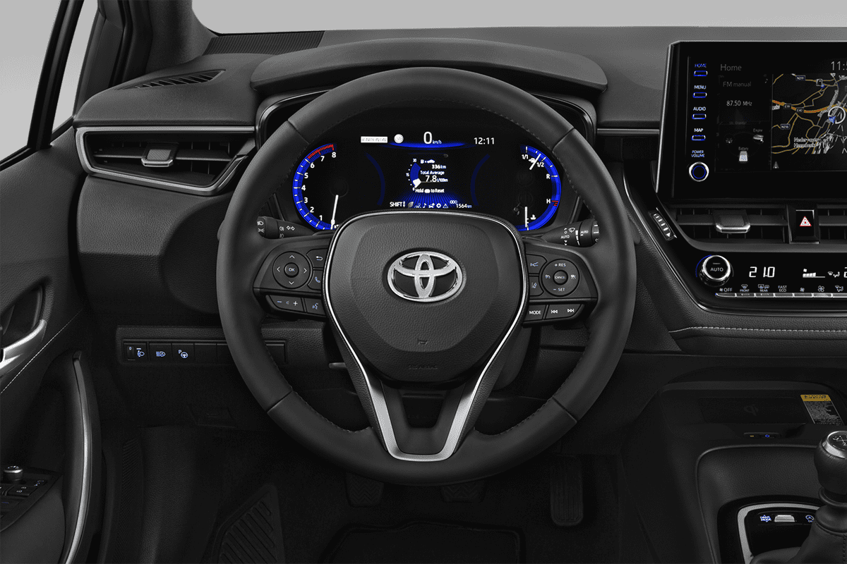 Lenkrad eines Toyota Corolla