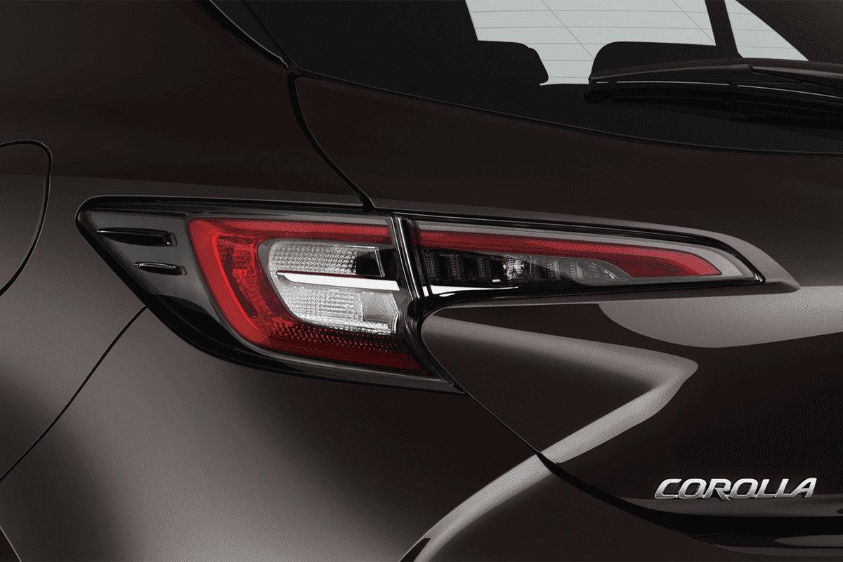 Heckleuchten eines Toyota Corolla